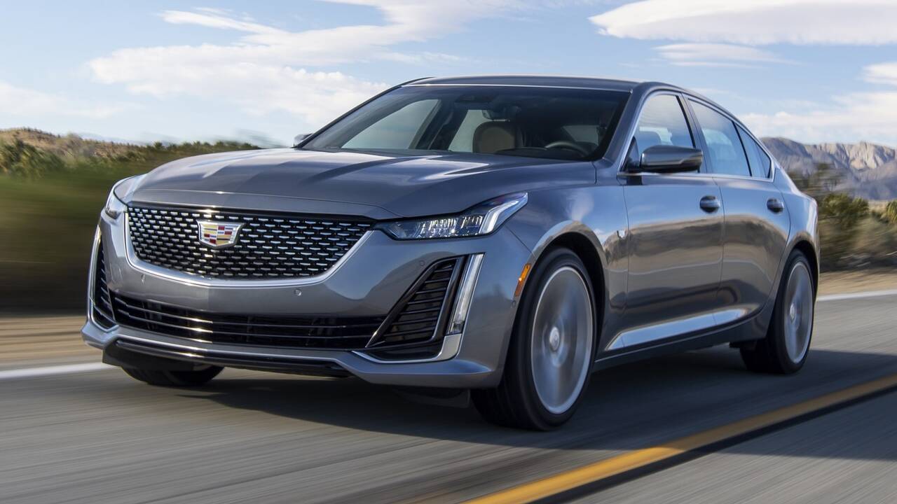 2024 Cadillac CT5 driving front view