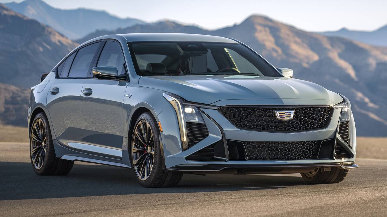 2025 Cadillac CT5-V Blackwing parked front view