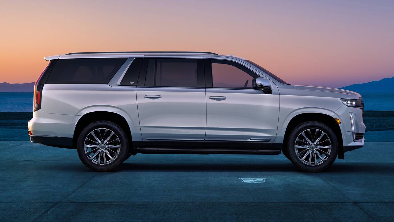 2024 Cadillac Escalade ESV parked side view