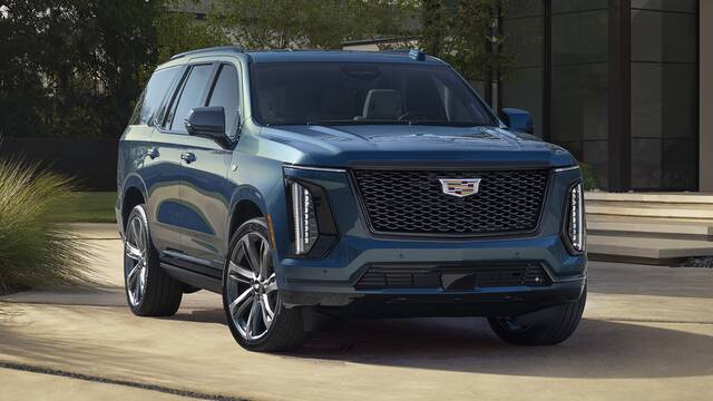 2025 Cadillac Escalade parked front view