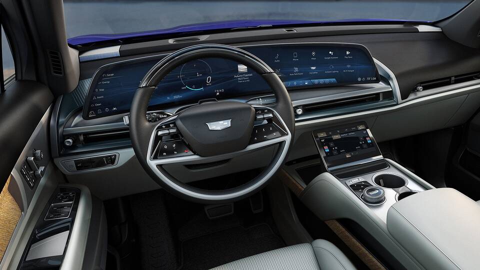 2026 Cadillac Vistiq front interior - dashboard