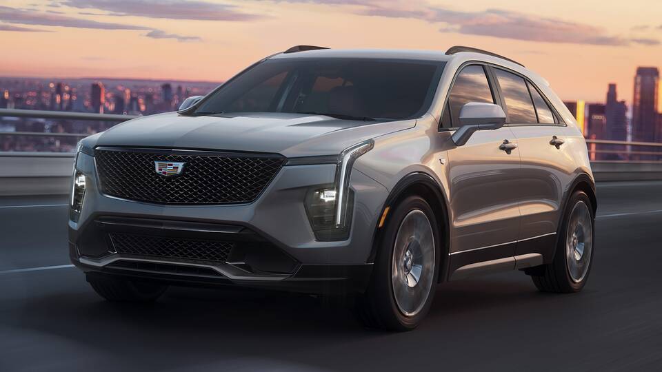 2024 Cadillac XT4 driving front view