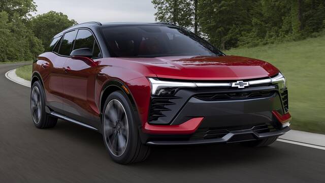 2025 Chevrolet Blazer EV SS driving front view