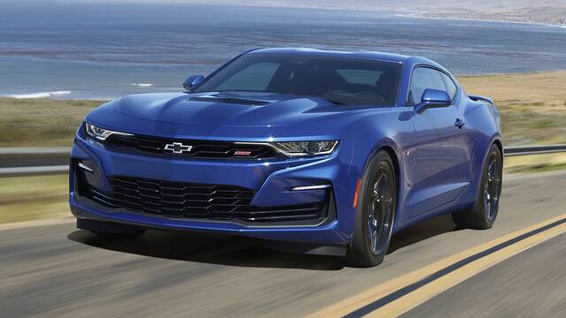 2024 Chevrolet Camaro SS driving front view