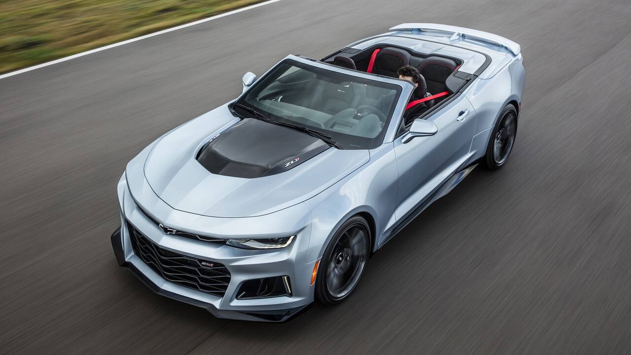 2024 Chevrolet Camaro ZL1 Convertible driving front view