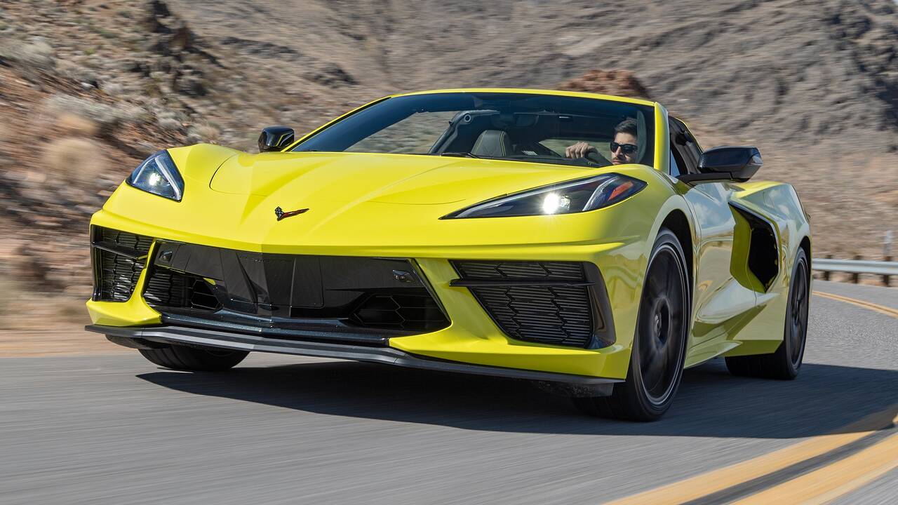 2024 Chevrolet Corvette driving front view