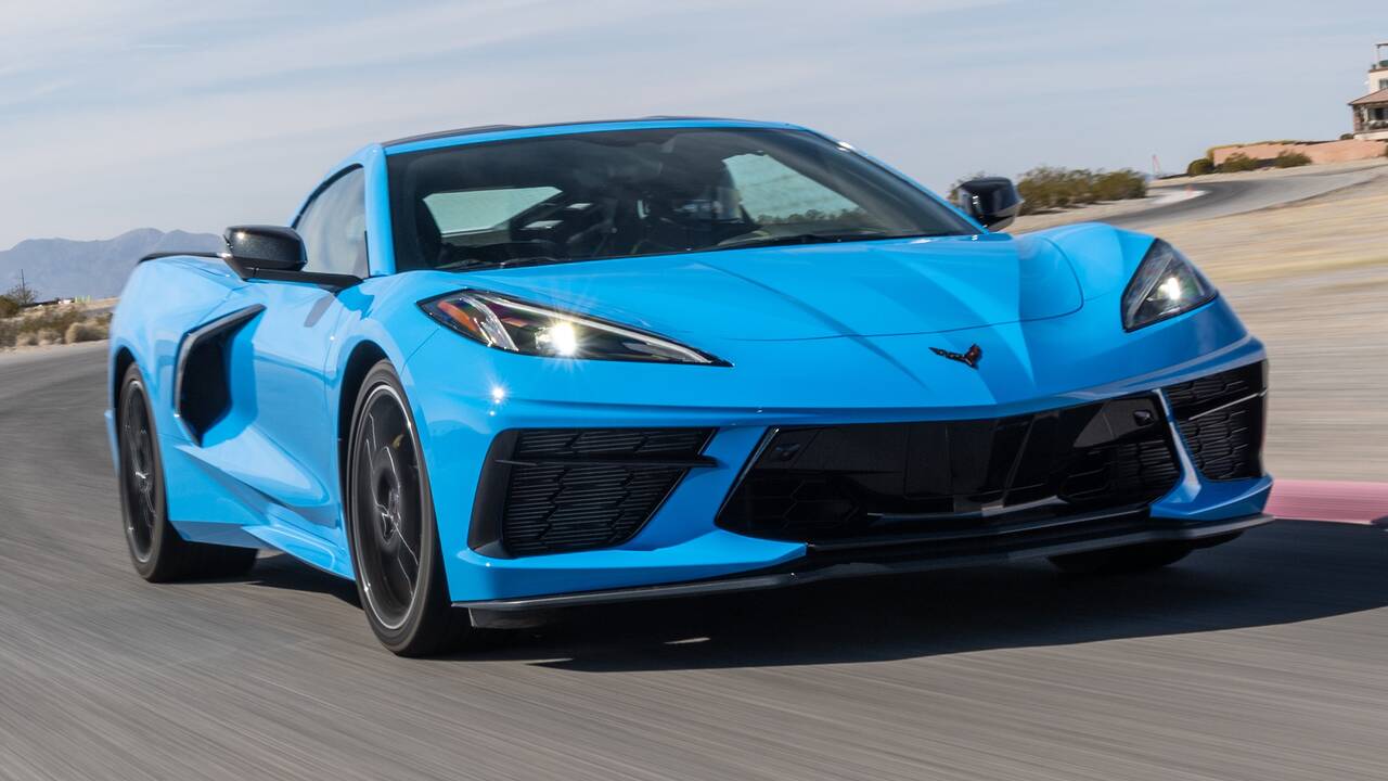 2025 Chevrolet Corvette driving front view