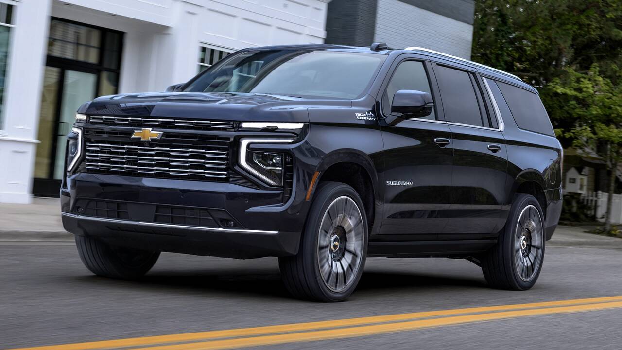 2025 Chevrolet Suburban driving front view