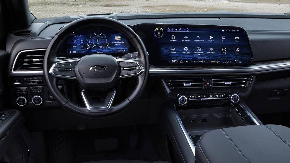 2025 Chevrolet Tahoe front interior - dashboard