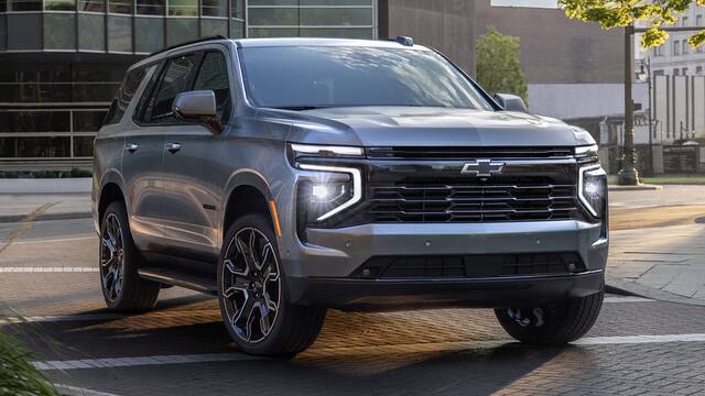 2025 Chevrolet Tahoe driving front view