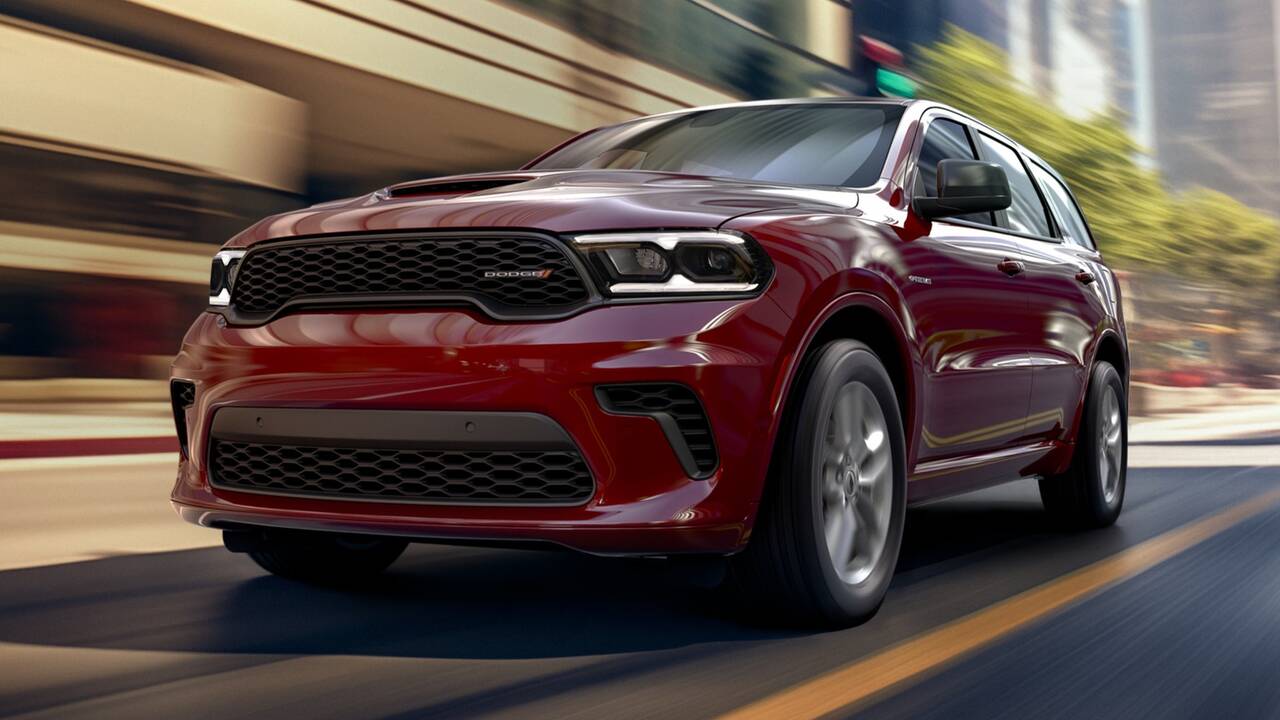 2025 Dodge Durango driving front view