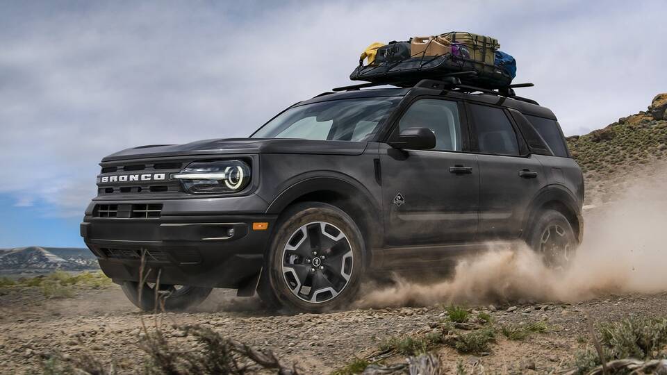 2024 Ford Bronco Sport driving front view
