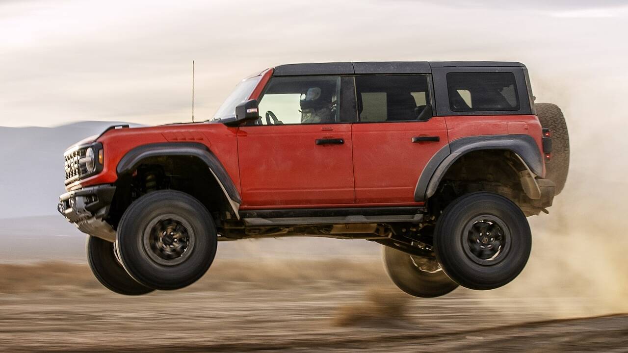 2025 Ford Bronco Raptor driving side view