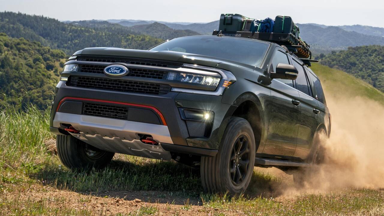 2024 Ford Expedition Timberline driving front view
