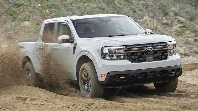 2024 Ford Maverick Tremor driving front view