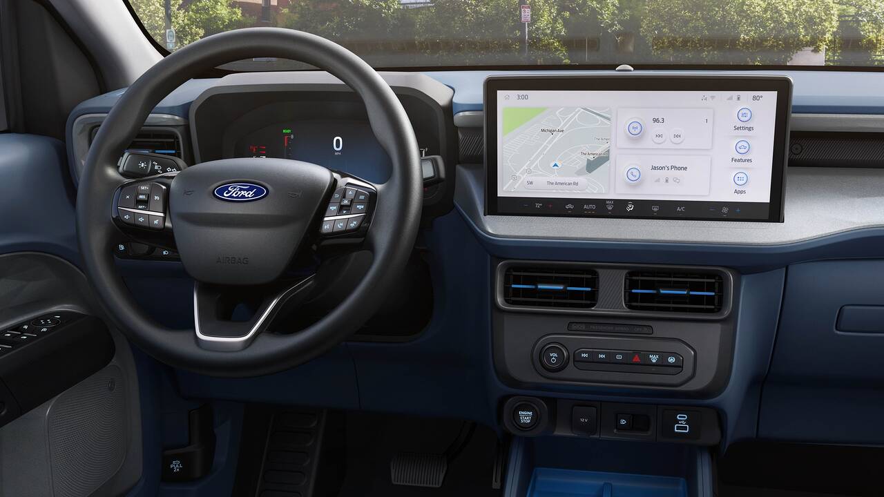 2025 Ford Maverick XLT front interior - dashboard