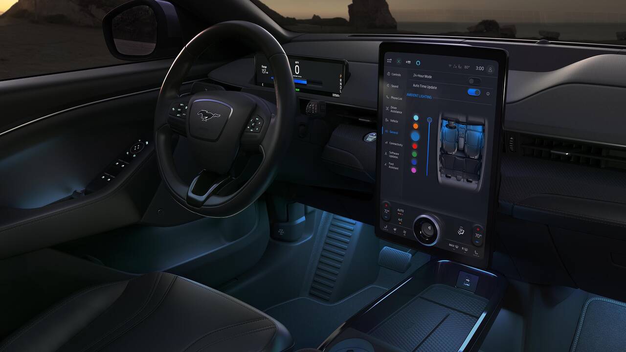 2025 Ford Mustang Mach-E front interior - dashboard