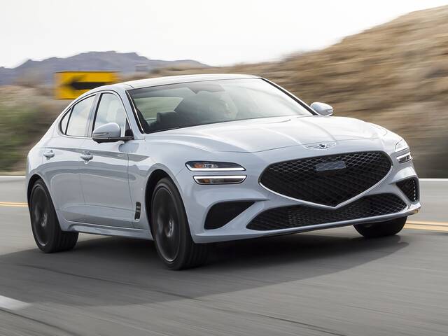 2024 Genesis G70 driving front view