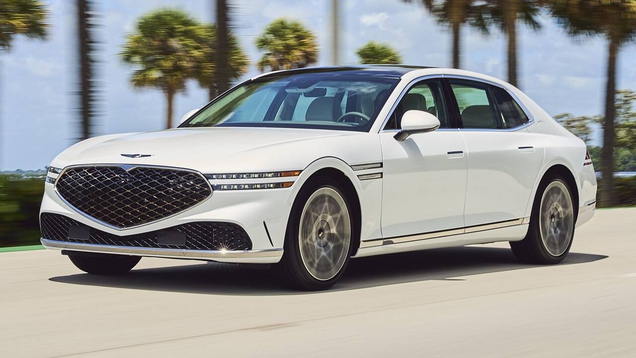 2024 Genesis G90 driving front view