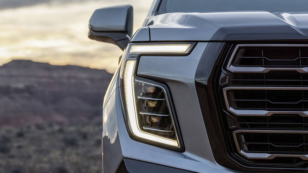 2025 GMC Yukon headlight detail