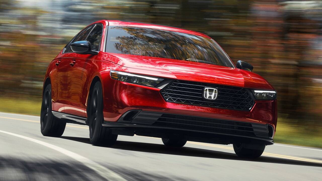2025 Honda Accord Sport L driving front view