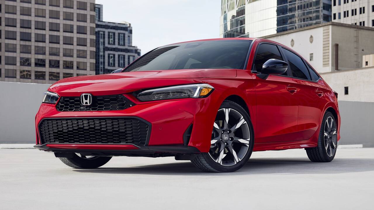 2025 Honda Civic Hybrid Sedan parked front view
