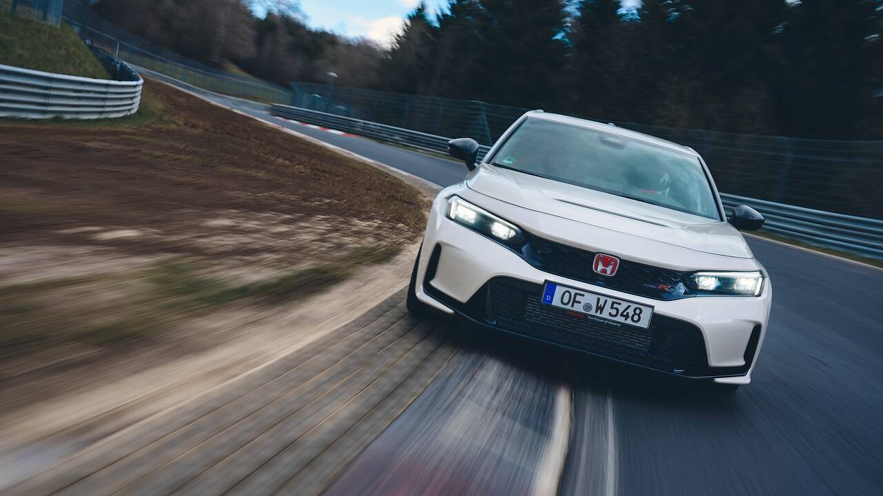 2025 Honda Civic Type R in its natural habitat