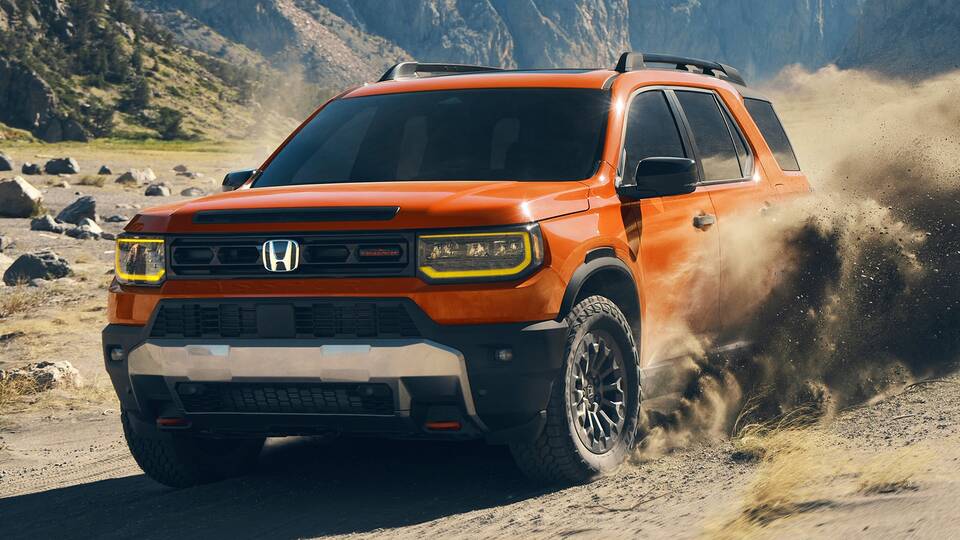 2026 Honda Passport TrailSport driving front view