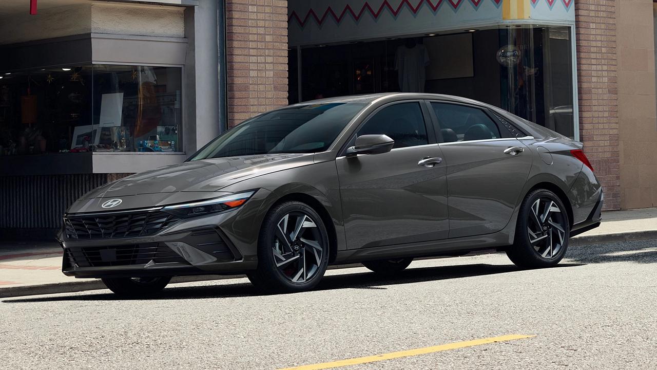 2024 Hyundai Elantra Hybrid parked curbside front