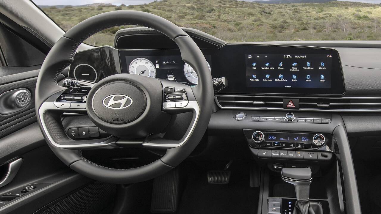 2025 Hyundai Elantra front interior - dashboard