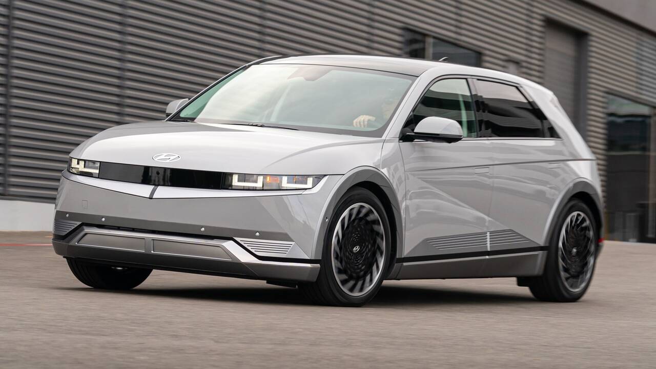 2024 Hyundai Ioniq 5 driving front view