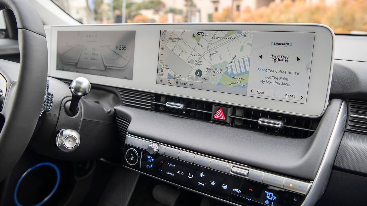2024 Hyundai Ioniq 5 widescreen infotainment display