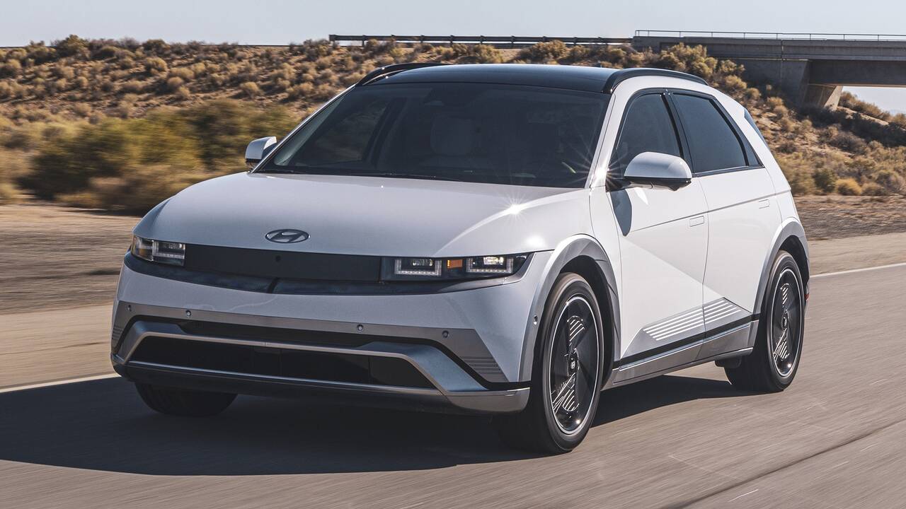 2025 Hyundai Ioniq 5 driving front view