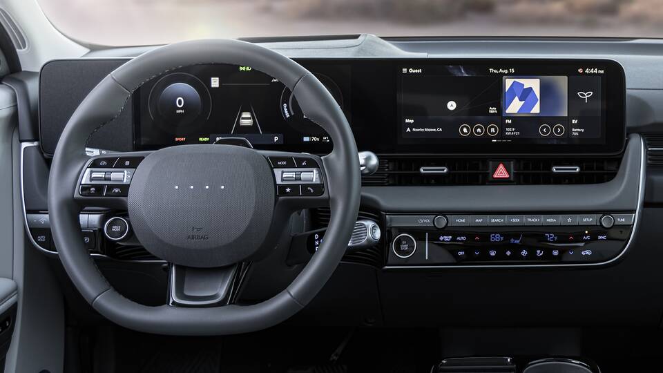 2025 Hyundai Ioniq 5 widescreen infotainment display