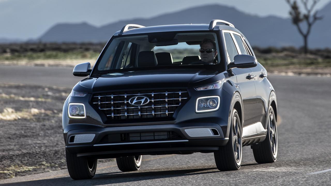 2025 Hyundai Venue driving front view