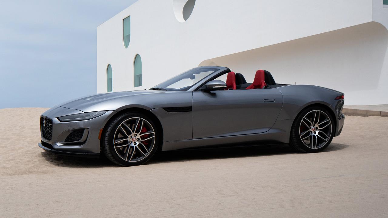 2024 Jaguar F-Type convertible top down