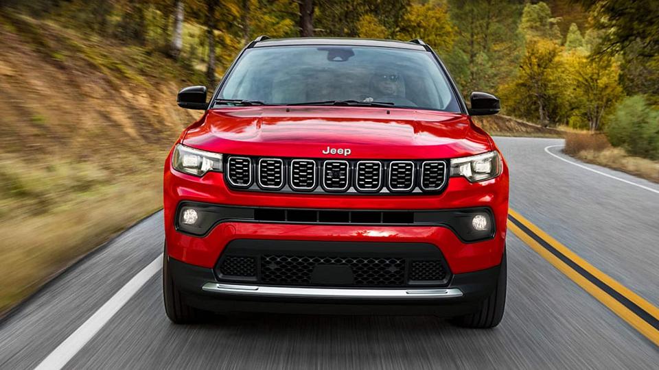 2025 Jeep Compass driving front view