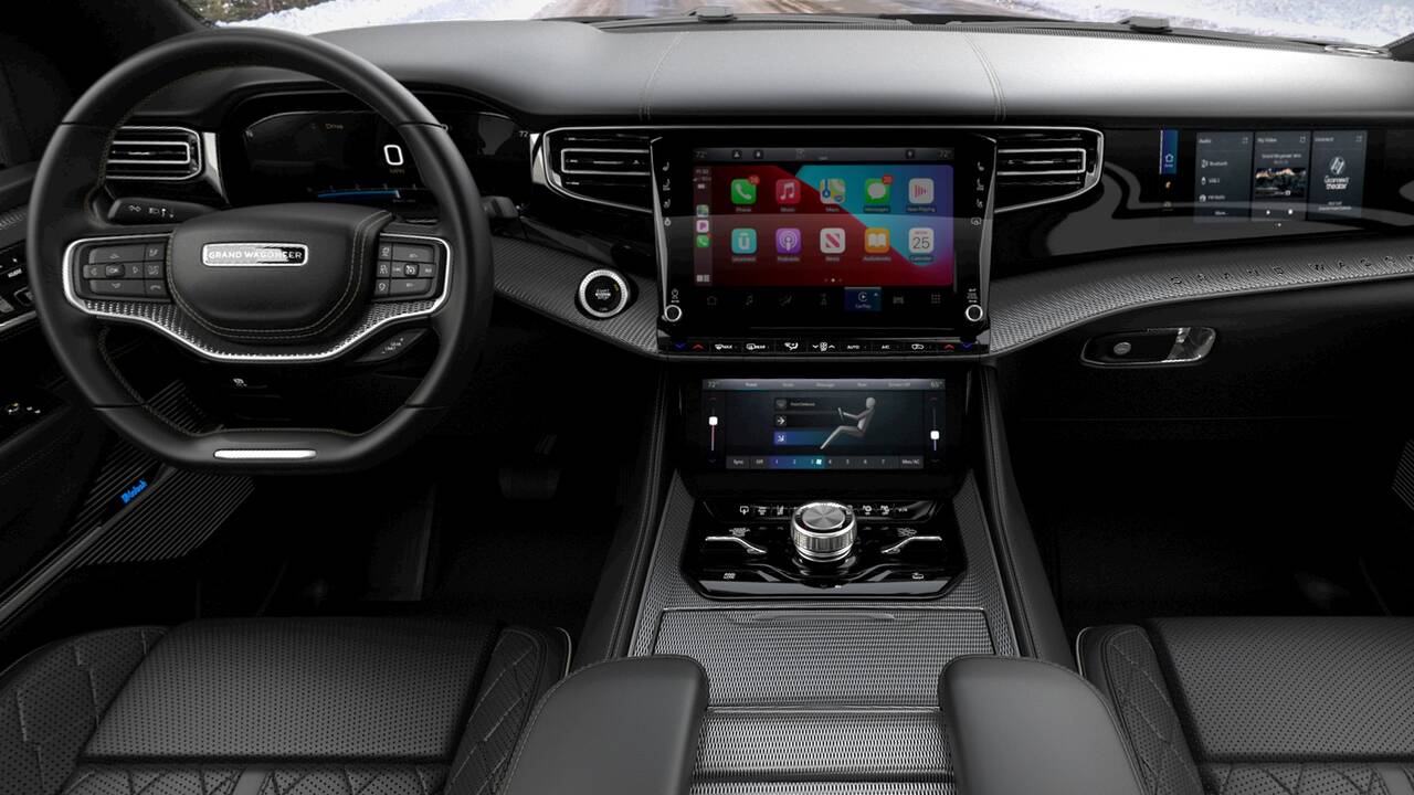 2025 Jeep Grand Wagoneer front interior - dashboard