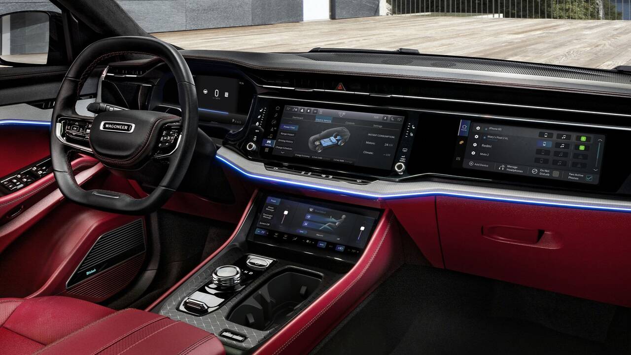 2024 Jeep Wagoneer S front interior - dashboard