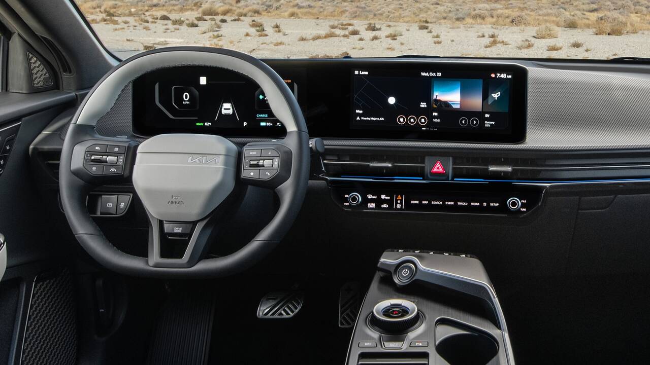 2025 Kia EV6 front interior - dashboard