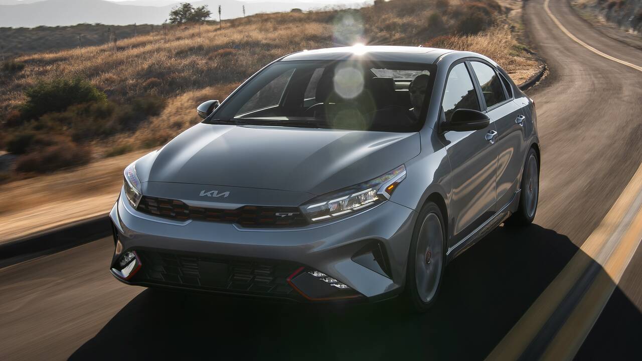2024 Kia Forte GT driving front view