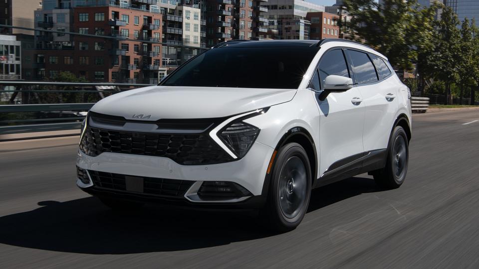 2024 Kia Sportage SX driving front view