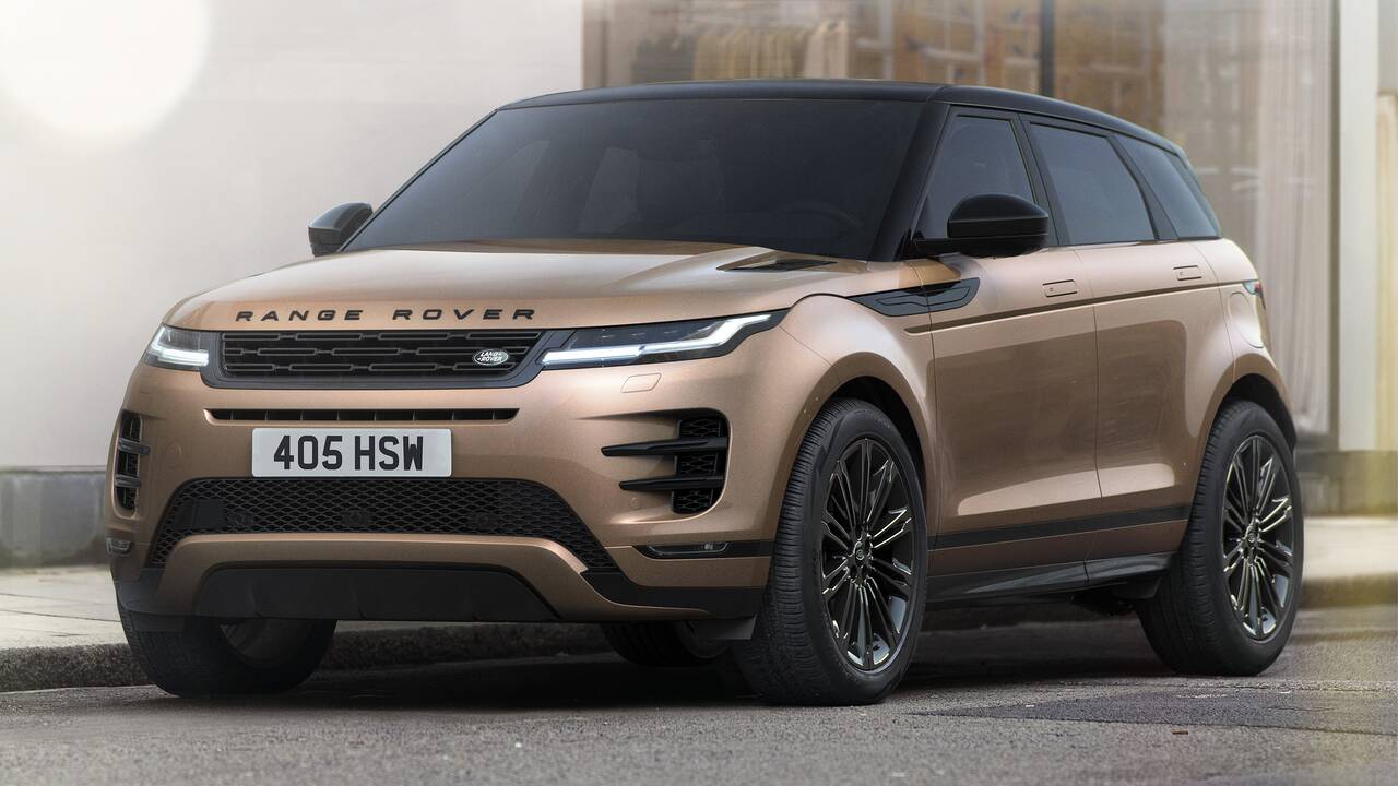 2025 Land Rover Range Rover Evoque parked front view