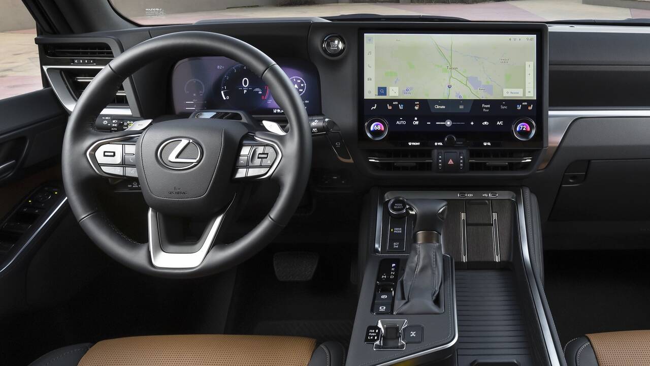 2025 Lexus GX front interior - dashboard