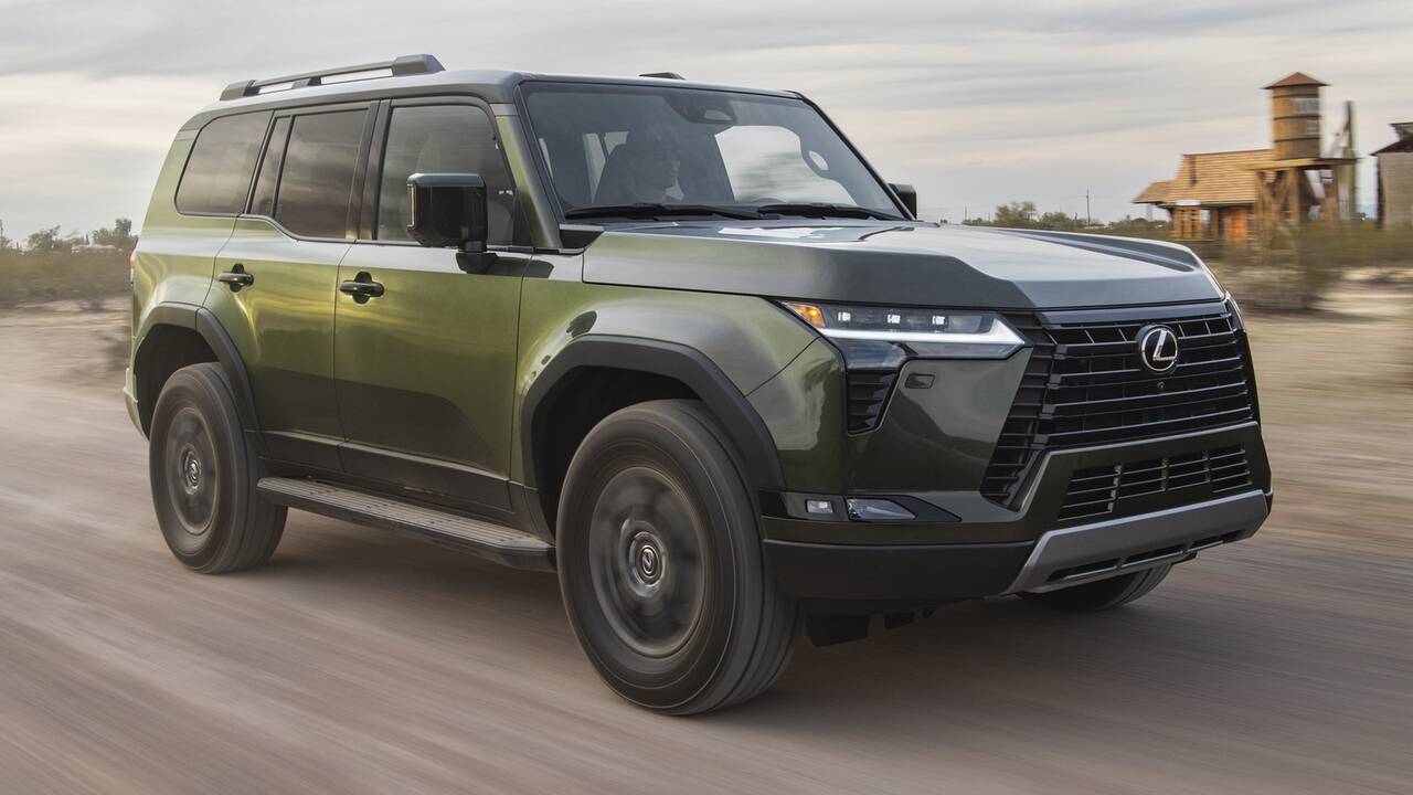 2025 Lexus GX Overtrail driving front view