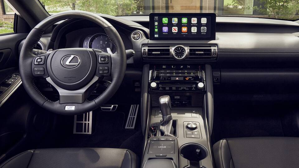 2025 Lexus IS front interior - dashboard