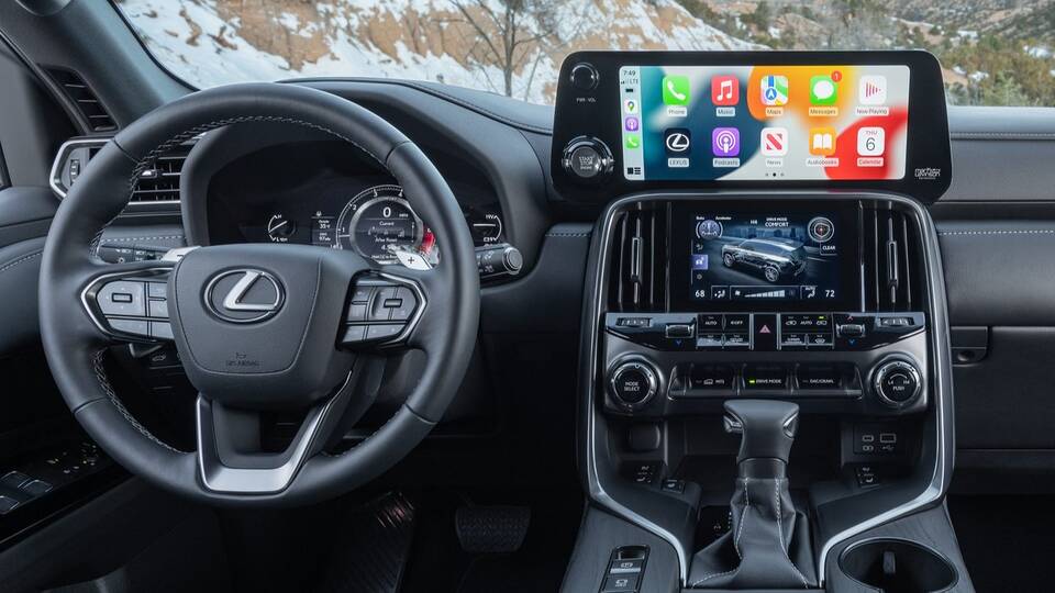 2025 Lexus LX front interior - dashboard