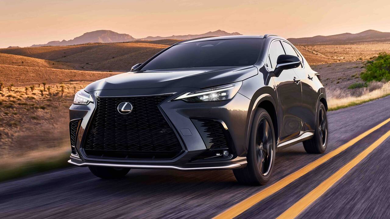 2024 Lexus NX 350 F Sport driving front view
