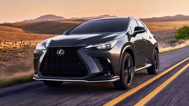 2024 Lexus NX 350 F Sport driving front view