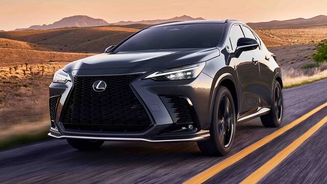 2025 Lexus NX 350 F Sport driving front view